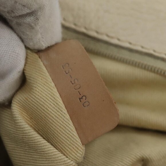 Chloe Paddington Hand Bag Leather Beige Silver - Picture 11 of 15